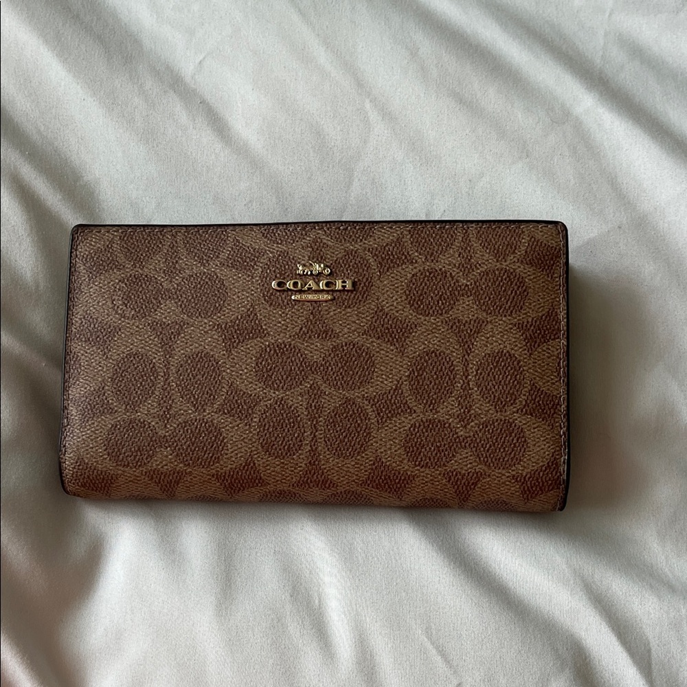 Coach Tan Signature Wallet